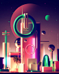 Synthwave projects | Behance 上的照片、视频、徽标、插图和品牌