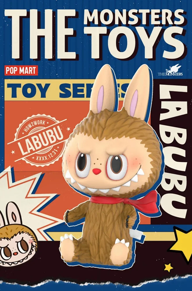 The Monsters Toys Labubu Blind Box Series by Kasing Lung x How2work x ...