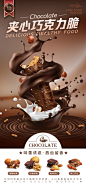 巧克力食品海报-源文件