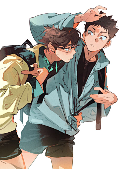 ALong_Ryuu采集到线-人-设定-二次元