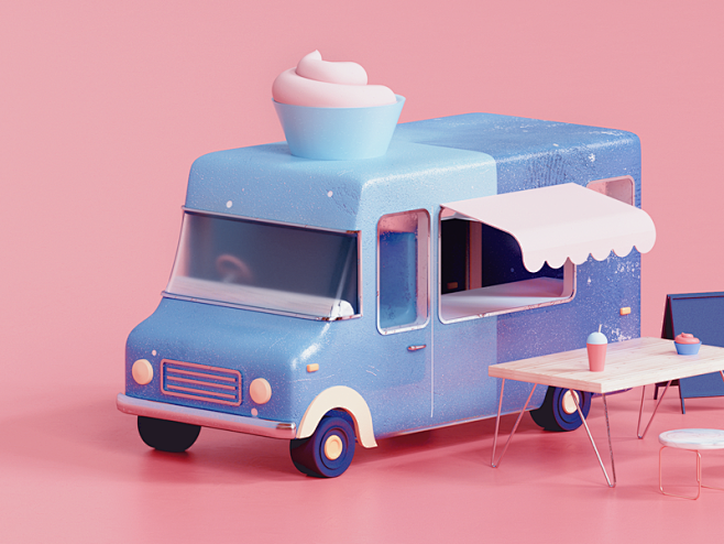 Ice Cream Truck all ...