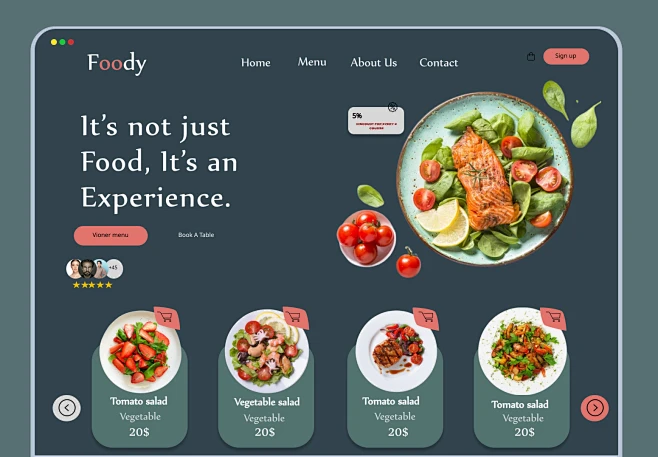 Figma Food ui design UI/UX user interface vegetable visual identity Web ...