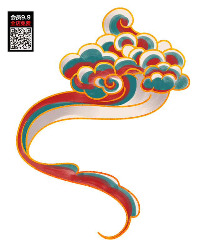 敦煌纹样云朵72