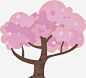 矢量图水彩粉色大树 免费下载 页面网页 平面电商 创意素材 png素材
