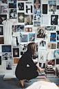 Studio of designers Claudia Dey and Heidi Sopinka / inspiration board