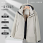 冲锋衣定制工作服印字logo冬季企业4S店户外工作保暖防风防水工装-tmall.com天猫