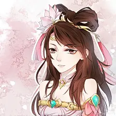 王者荣耀 貂蝉 同人图 插画 壁纸 | 一对情侣头像 | 半次元-第一中文COS绘画小说社区