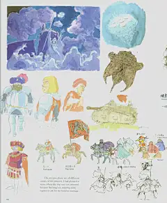 宫崎骏《风之谷》原画连载_看图_西北大学吧_百度贴吧