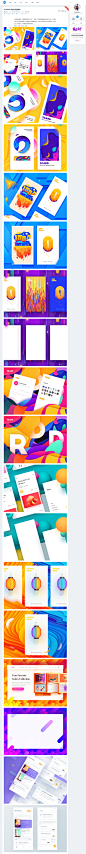 Dribbble-缤纷色彩的组合-UI中国-专业用户体验设计平台