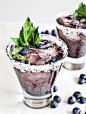 roasted blueberry basil margaritas.. #赏味期限#