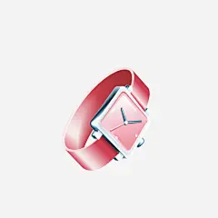 矢量手绘粉色手表免抠素材_新图网 https://ixintu.com 矢量 手绘 卡通 png免抠图 粉色 手表 时间 时钟 女士