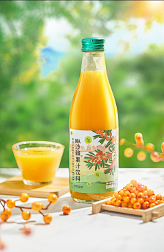 就看很健康采集到沙棘/饮品海报