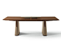 Rectangular wooden table FANG | Rectangular table by Giorgetti