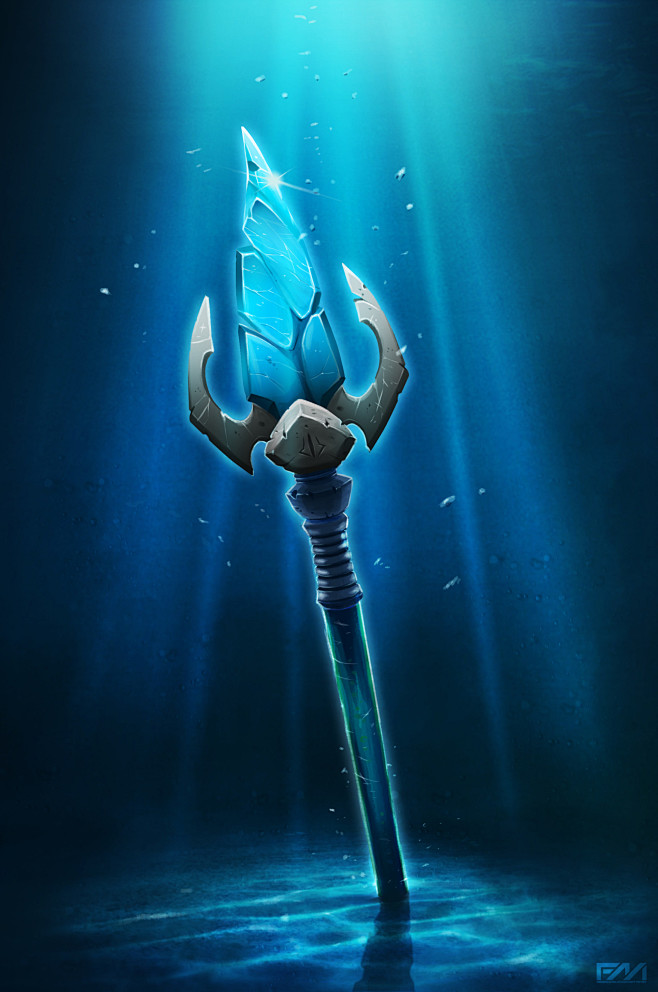 Poseidon's trident C...