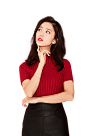 美女 思考