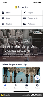 Expedia screen
