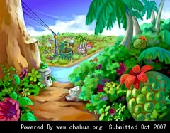 精卫的插画画廊展厅