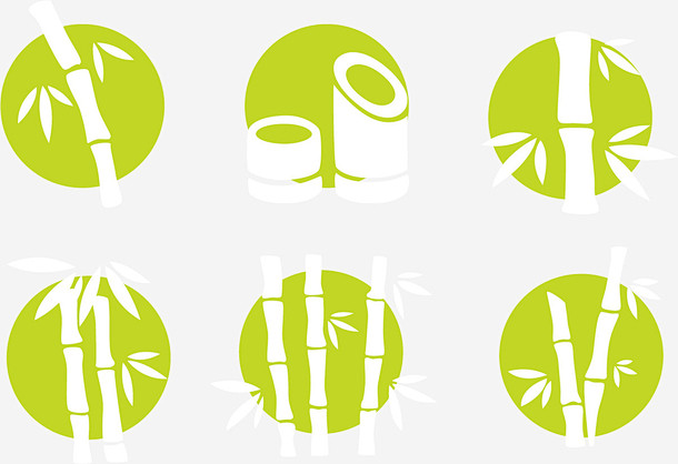 竹子LOGO矢量图标 岁寒三友 梅松竹 耐寒植物 梅花 松树 竹子 LOGO png免抠图片 设计素材 88icon图标免费下载