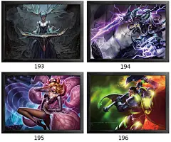 网吧装饰画lol英雄联盟游戏壁画个性有框竖款挂画网咖墙画海报-淘宝网