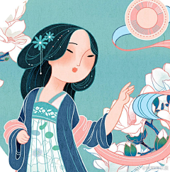 插画师馨予采集到插画师-宋晨
