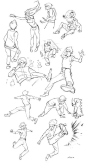 打斗场面人体素材#绘画素材# #画画# 打斗动… - 半次元 - ACG爱好者社区