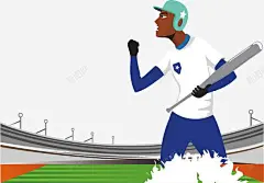 棒球比赛海报 平面电商 创意素材