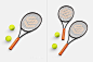 12款专业网球拍训练球拍线logo标识设计贴图ps样机素材展示效果图下载_颜格视觉
