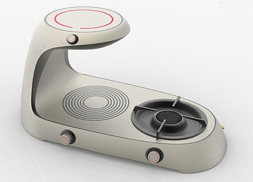 工业设计电磁炉细节外观造型配色方圆创意灵感素材