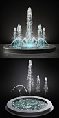 喷泉3D模型（OBJ,MAX） 