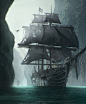 Monkey Pirate Ship, Nikolay Razuev : Monkey Pirate Ship concept art for Ojo