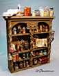 Gothic Potion Cabinet in Miniature by EV Miniatures: June 2012
