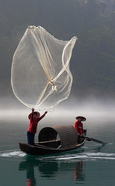 在郴州，湖南钓鱼，中国
Fishing ...