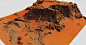 Martian landscape - World Machine Study, Sergey Kuydin : World Machine Study №3