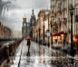 Eduard Gordeev：宛若油画的雨中城市