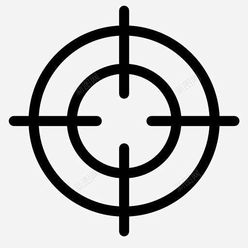 目标靶心创业图标 icon 标识 标志 UI图标 设计图片 免费下载 页面网页 平面电商 创意素材