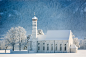 St. Coloman at wintertime, Allgäu, Germany by Frank Fischbach on 500px