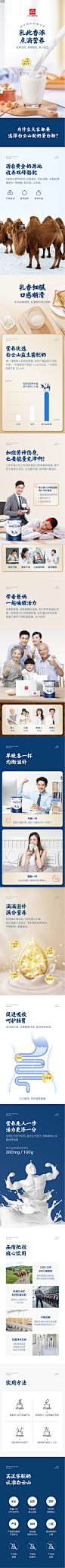 白云山益生菌驼奶蛋白粉高钙儿童青少年中老年人营养粉官网正品-tmall.com天猫