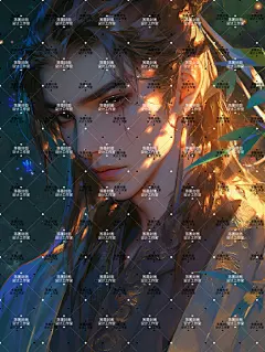 AI版权图古风男335