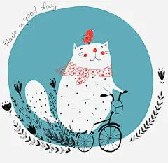 骑车的猫高清素材 png 设计图片 免费下载 页面网页 平面电商 创意素材 png素材