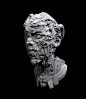 Cyber_Girl Concept Sculpt Cyber Girl，匈牙利3D艺术家 Rudolf Béres 雕塑造型