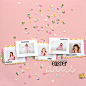 So cute! Love the confetti...Core Jones | Scrapbooking 3 | Pinterest