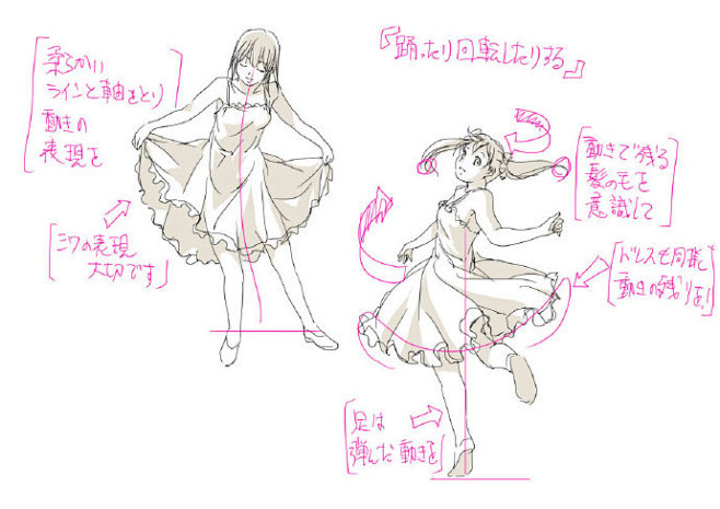 #绘画参考# 关于动态重心的绘制分享
来...