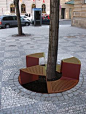 urban bench/ tree protective