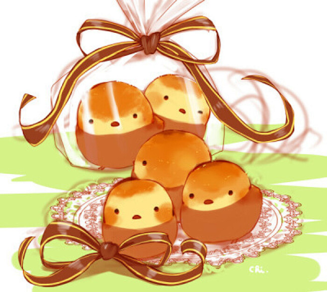 小鸡仔食物拟人