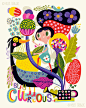 Stay Curious - limited edition giclee print of an original illustration (8 x 10 in)