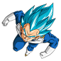 Super Saiyan Blue Vegeta #4 by AubreiPrince