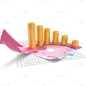 C4D-金融保险主题元素-一堆金币