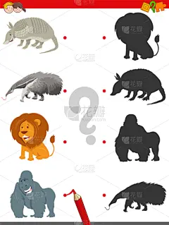 性格,阴影,动物,野味,可爱的,愉悦,野生动物,练习本,联系,设计