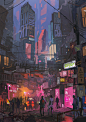 The Winter Market, Ismail Inceoglu : Hey guys, I can finally share with you the project I've been working on with ShadowDance!
It's an awesome CYBERPUNK themed issue, (unfortunatelly in Bulgarian only), full of articles, stories, drawings and more... I wa