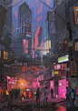 The Winter Market, Ismail Inceoglu : FUN FACT #45: The language used on the picture is BULGARIAN, not Russian. 
Hey guys, I can finally share with you the project I've been working on with ShadowDance!
It's an awesome CYBERPUNK themed issue, (unfortunatel